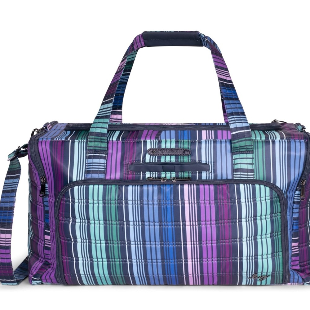 Lug Striped Travel Bag - Lug Trolley Duffel, Love St Multi